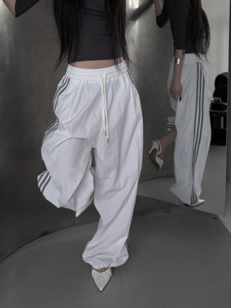 smoke track summer pants (2color)