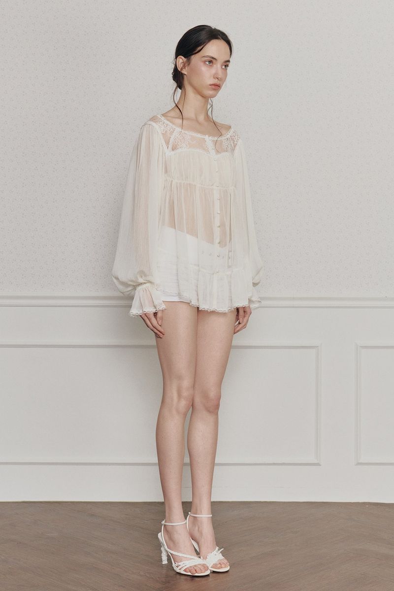 MOONRISE BLOUSE cream