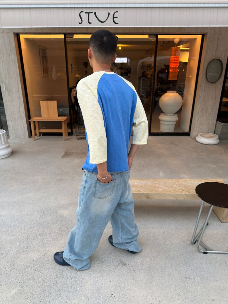MILK DENIM WIDE PANTS