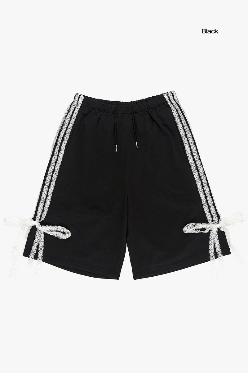 フォーレースレイヤードハーフトラックパンツ