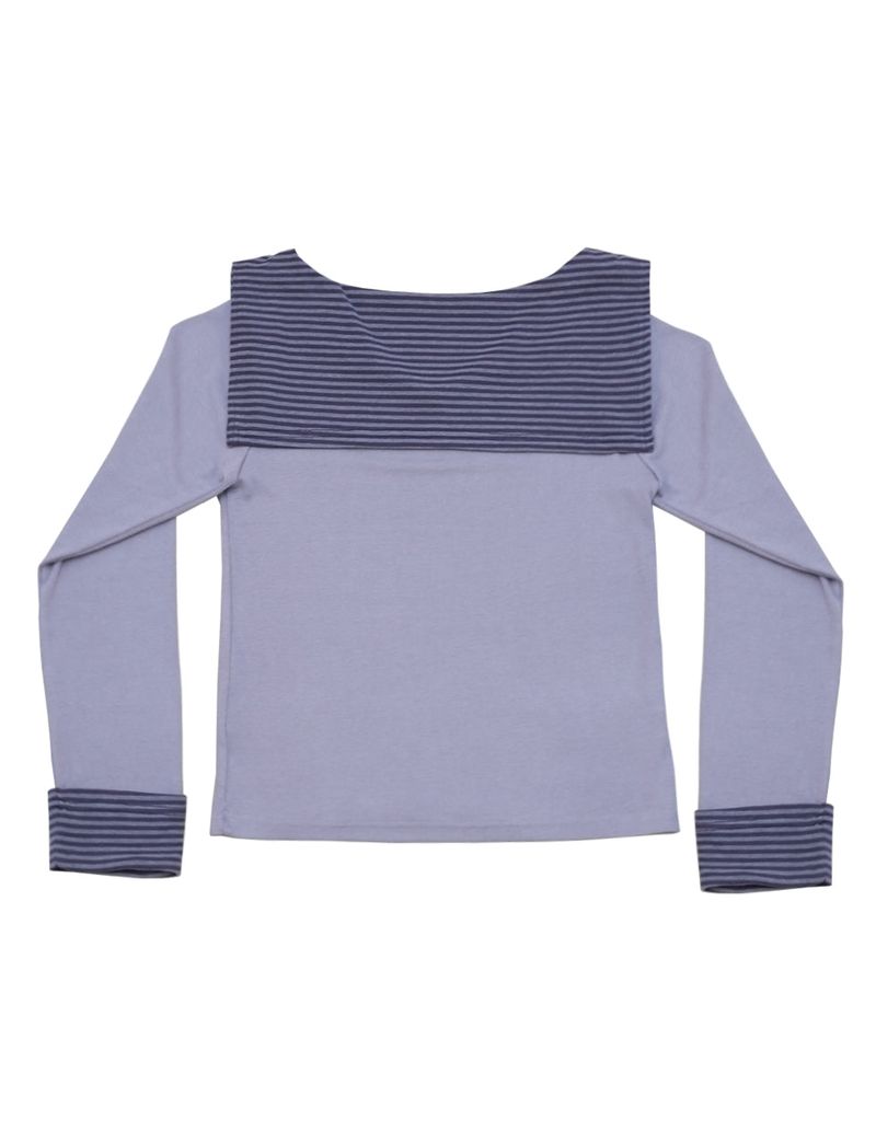 sailor stripe top / grape