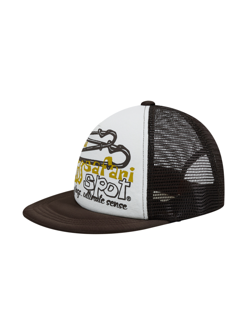 safarispot(サファリスポット)の「SAFETY LOGO MESH CAP (BROWN)(Hats)」