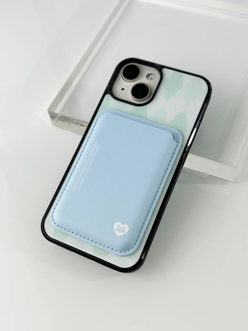 HugMe Magsafe Card Slot(Sky Blue)