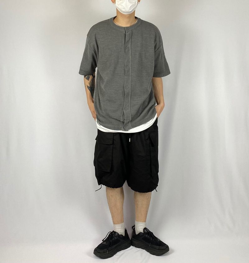 Cargo string bermuda half pants 2C