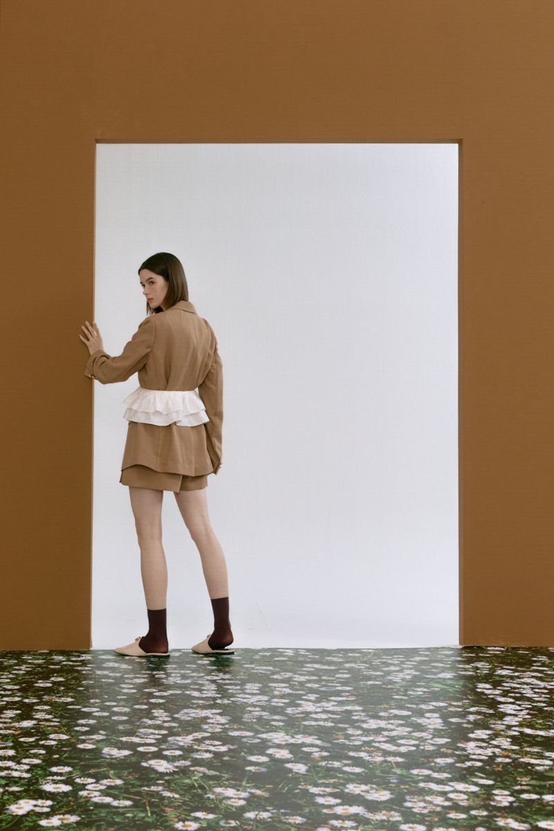 Gold button jacket