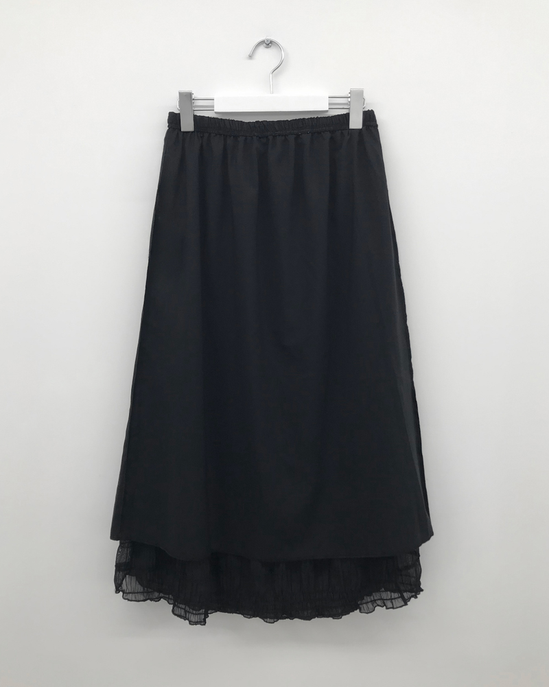 Tincture Ripple Long Skirt (2color)