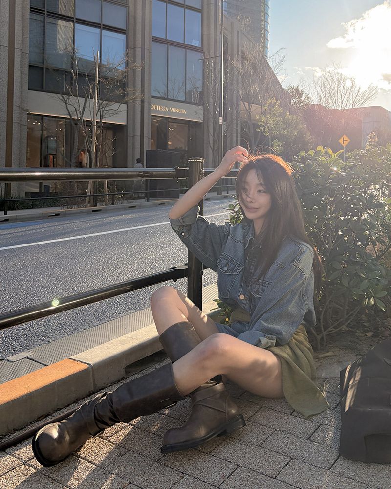 Lavas denim jumpsuit