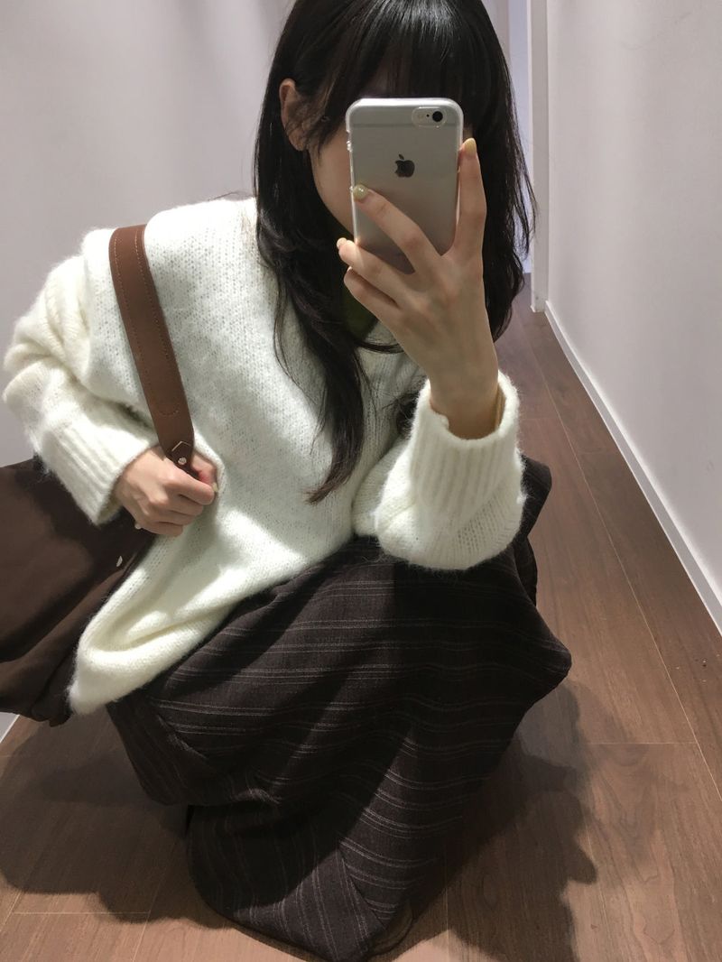 Label Midi Skirt (2color)