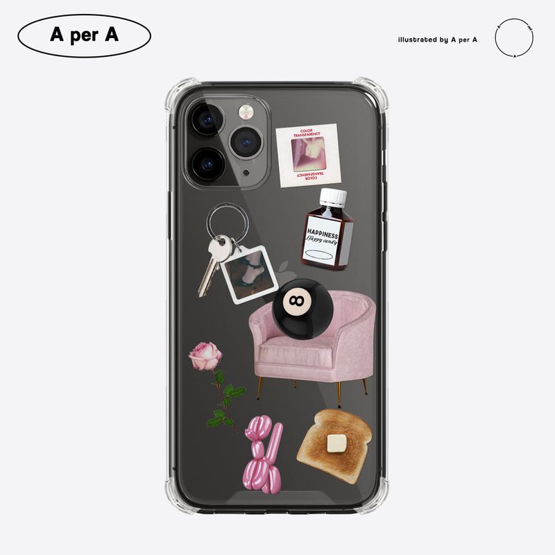 A per A(エイパーエイ)の「My pale pink hotel room(Smartphone Accessories)」