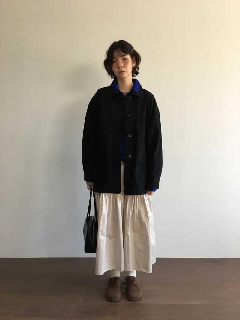 DUGGY（ダギー）の「チャティン フリル ロング スカート(2color)（スカート）」