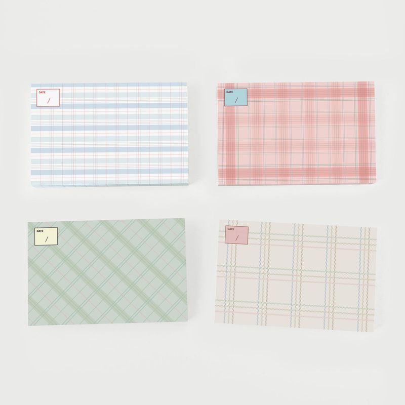oab check memo set / 4 pieces