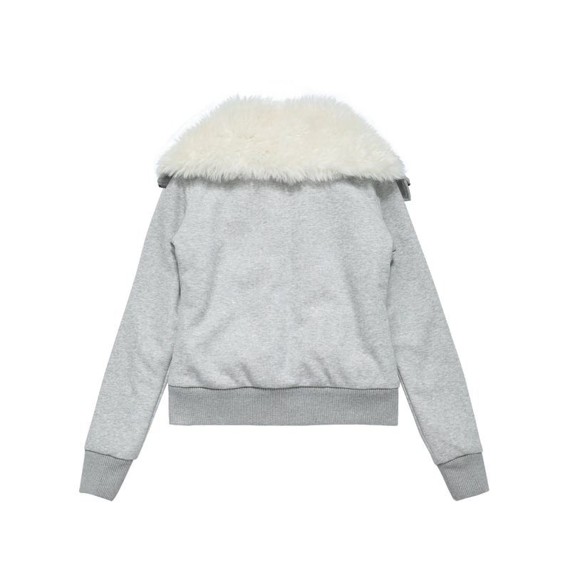 Elena Fur Collar Zip Jacket
