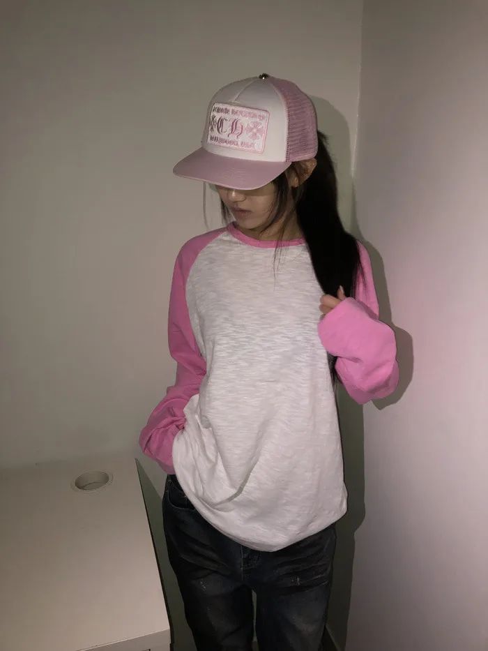 Let's Pink Raglan Tee