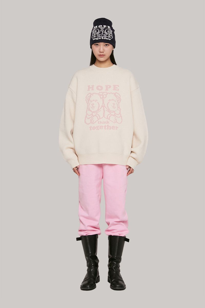 HTT Jacquard Knit_Ivory