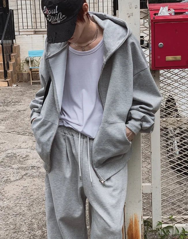 Jet Overfit Pile Hood Zip-Up