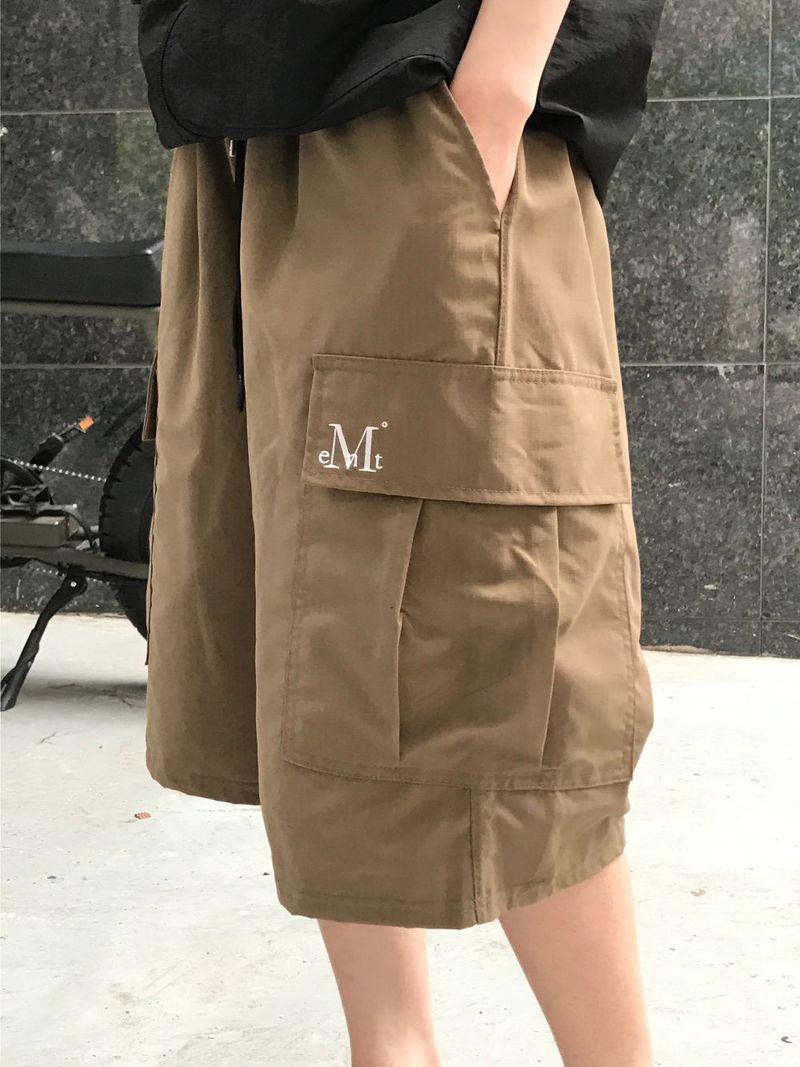 LAUREL POLY BERMUDA HALF PANTS (4color)