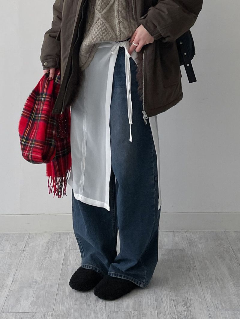Shearling Mary Jane Flat Shoes