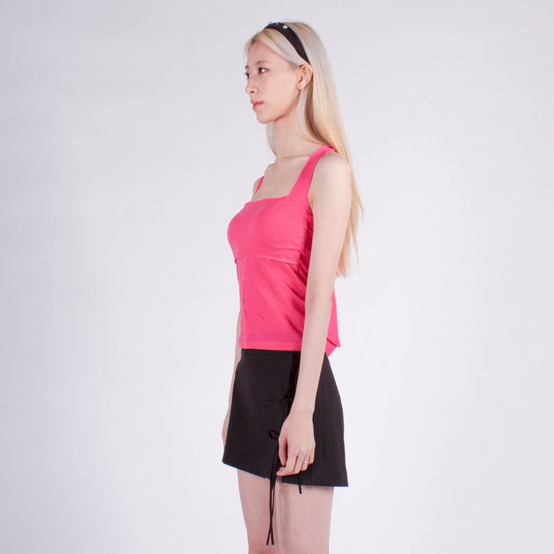 HALTER SPAN TANK TOP / PINK