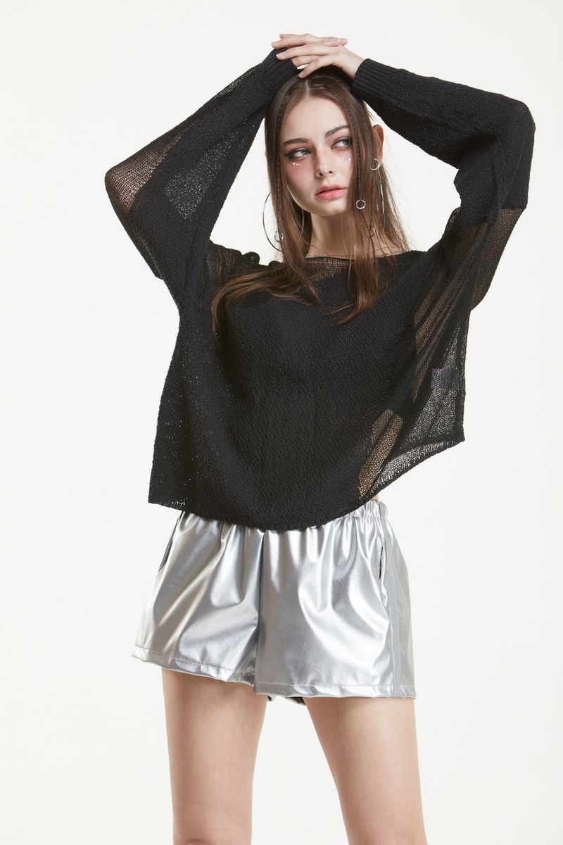 HAND SEE-THROUGH KNIT