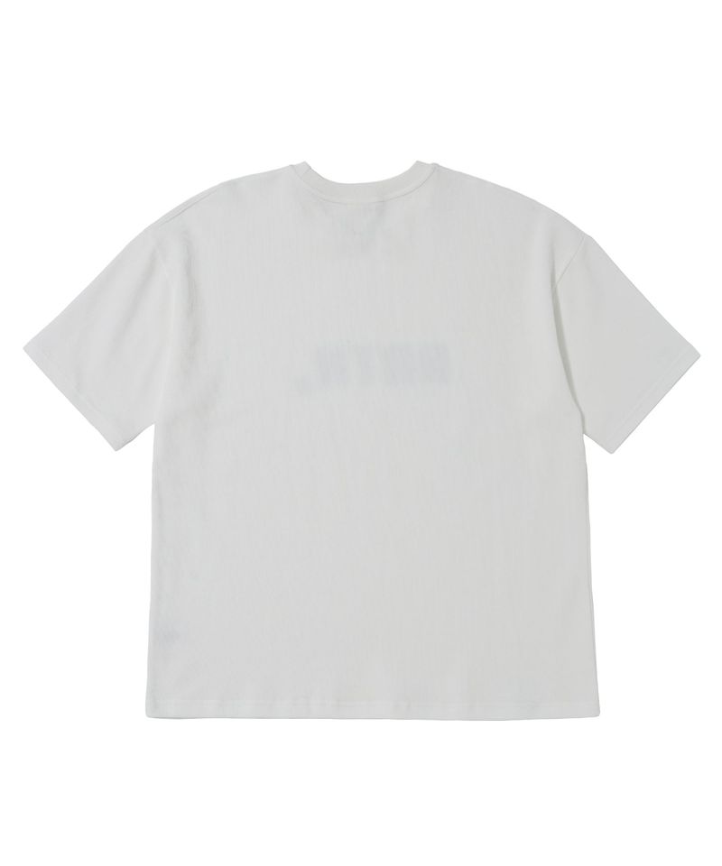 PIXEL PIN-KNIT 1/2 BOX TEE (Off-White)