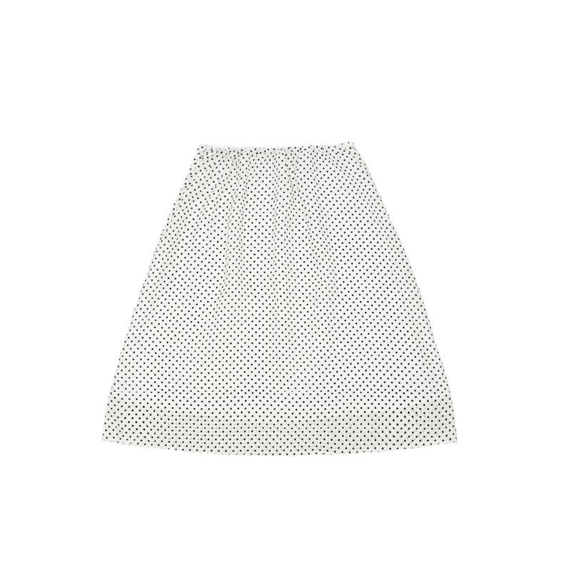 Anne Dot midi skirt (white)