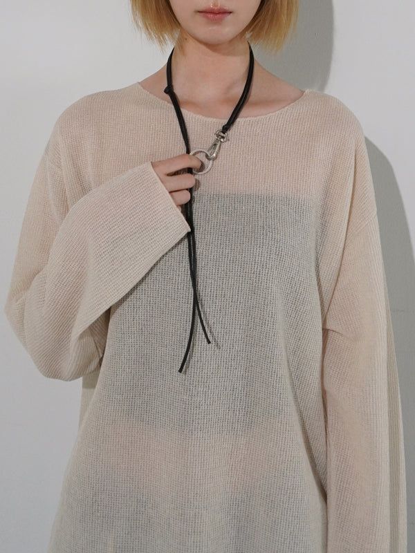 KIXI（キッシー）の「(UNISEX) Hook Necklace（Accessories）」