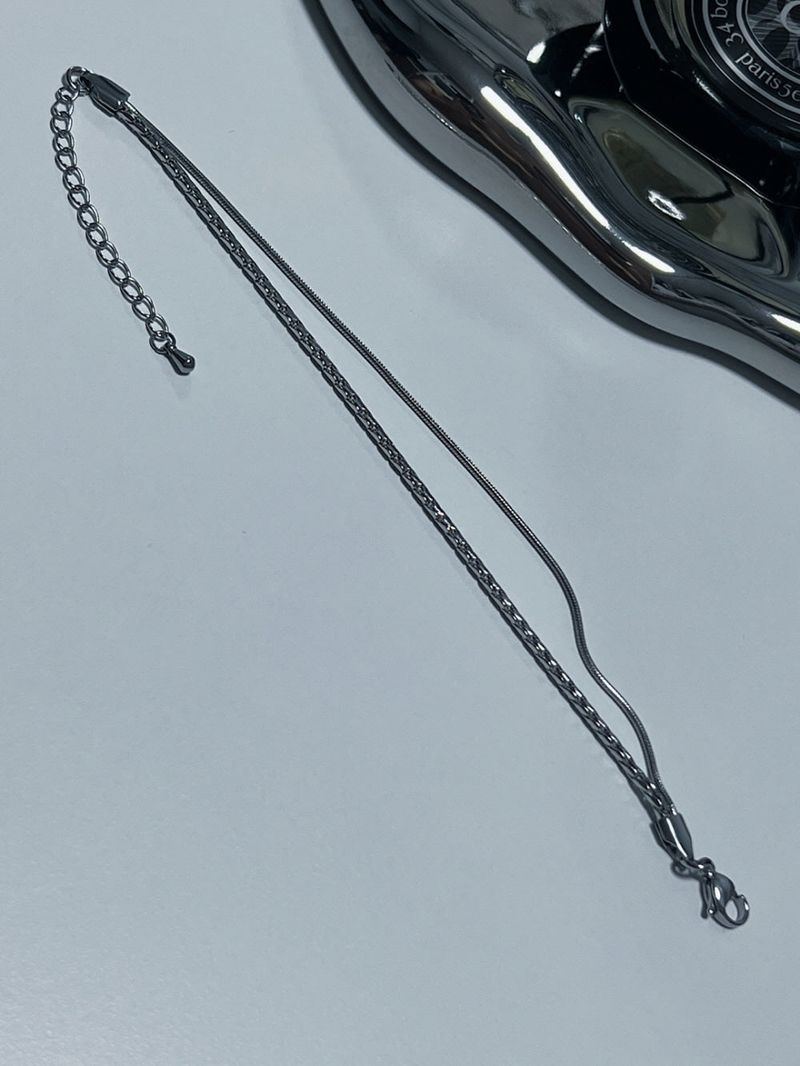 Chain layered bracelet