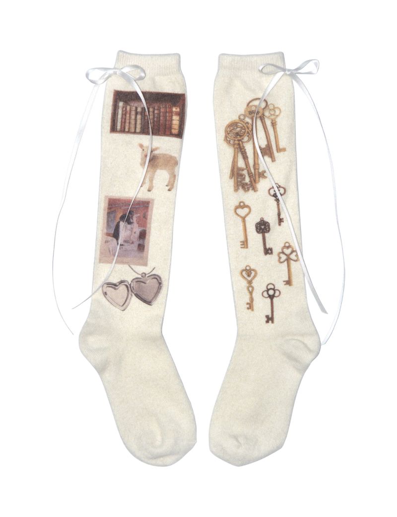 KATER（カーター）の「Like Fairy Tale Ribbon Socks（Fashion Accessories）」