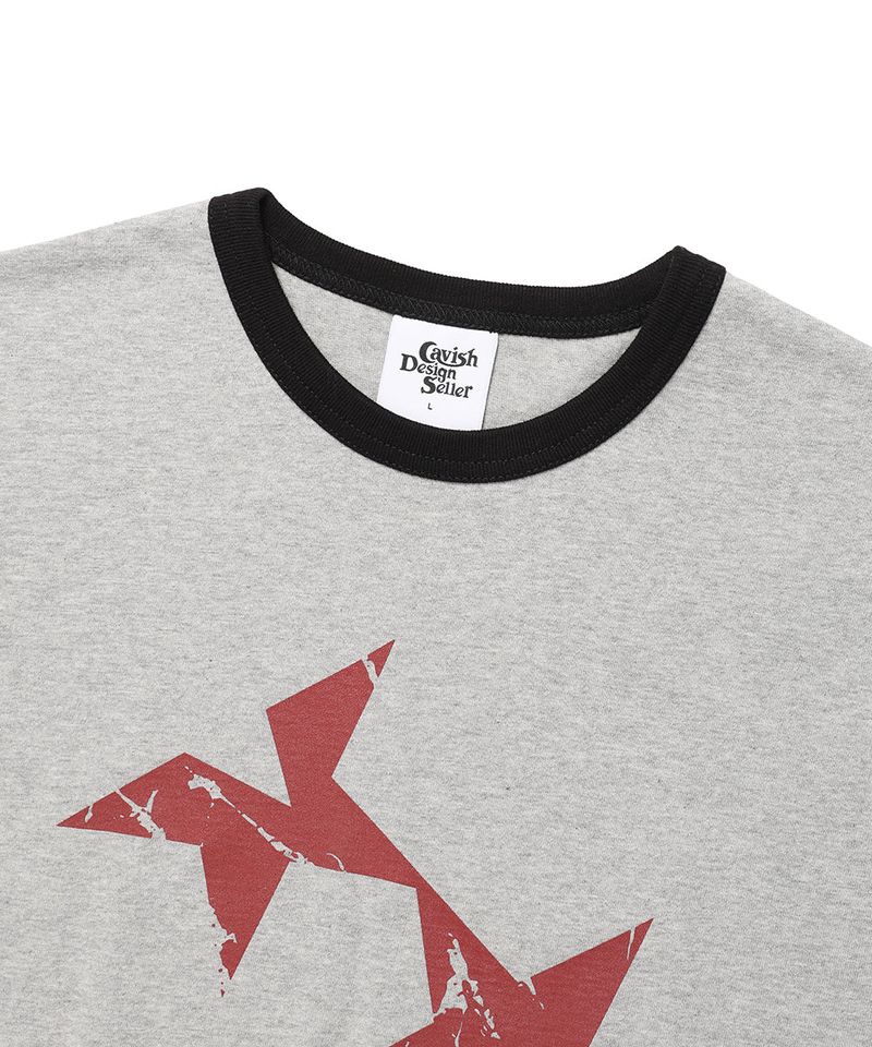 TWIN STAR RINGER SS TEE GREY(CV2FMUT549A)