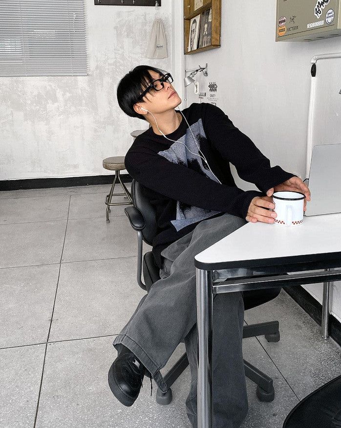 No.0433 shadow golgi KNIT T