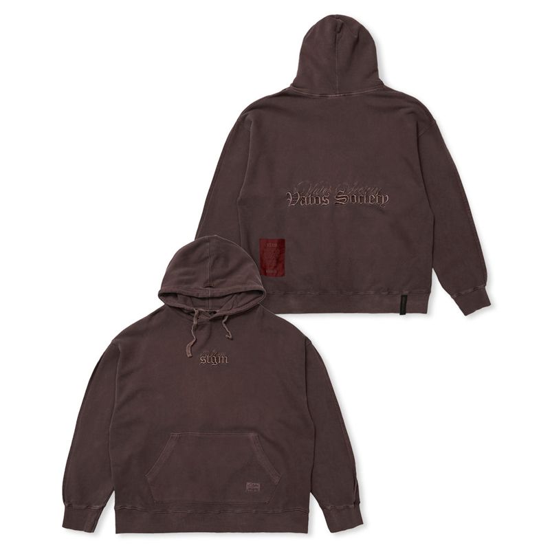 STIGMA(スティグマ)の「PIGMENT ML HOODIE BROWN(Tops)」