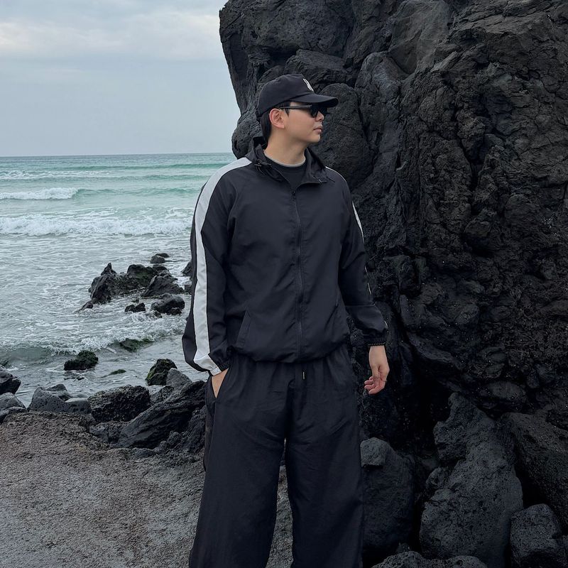 Color Crop Windbreaker (2color)