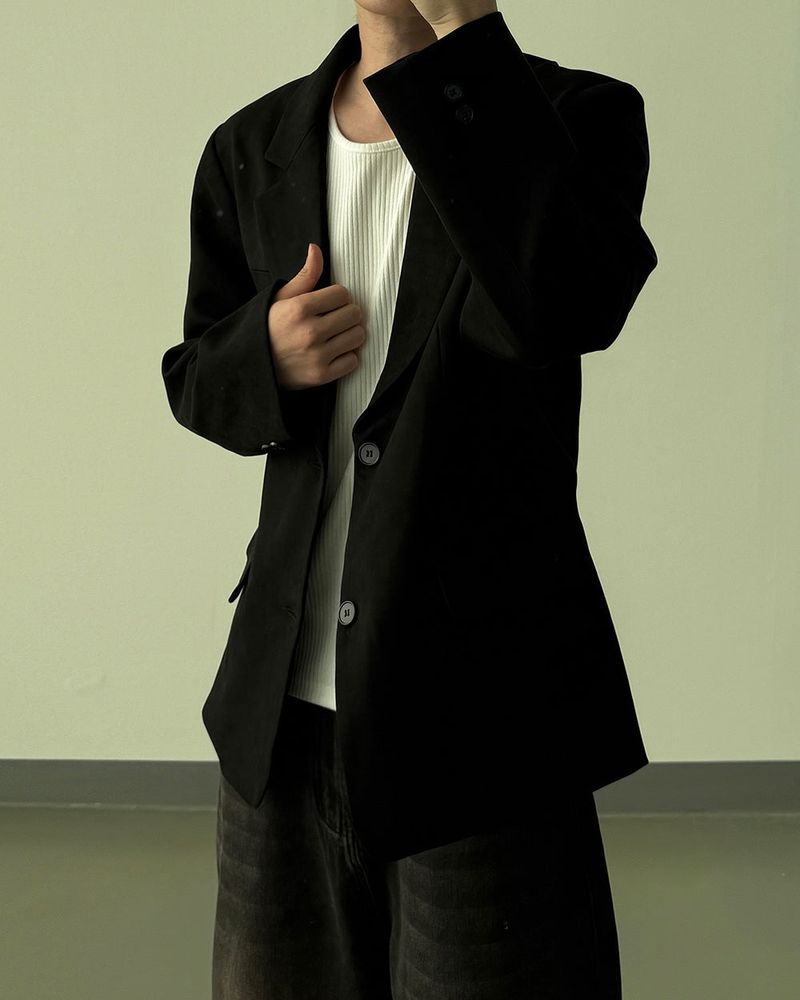 Liss Suede Blazer Jacket