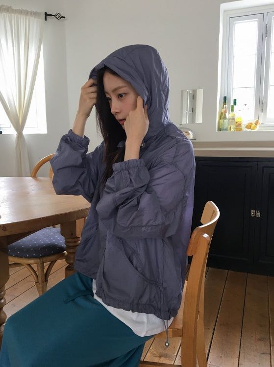 Sou Wind Rain Hood Windbreaker Jumper