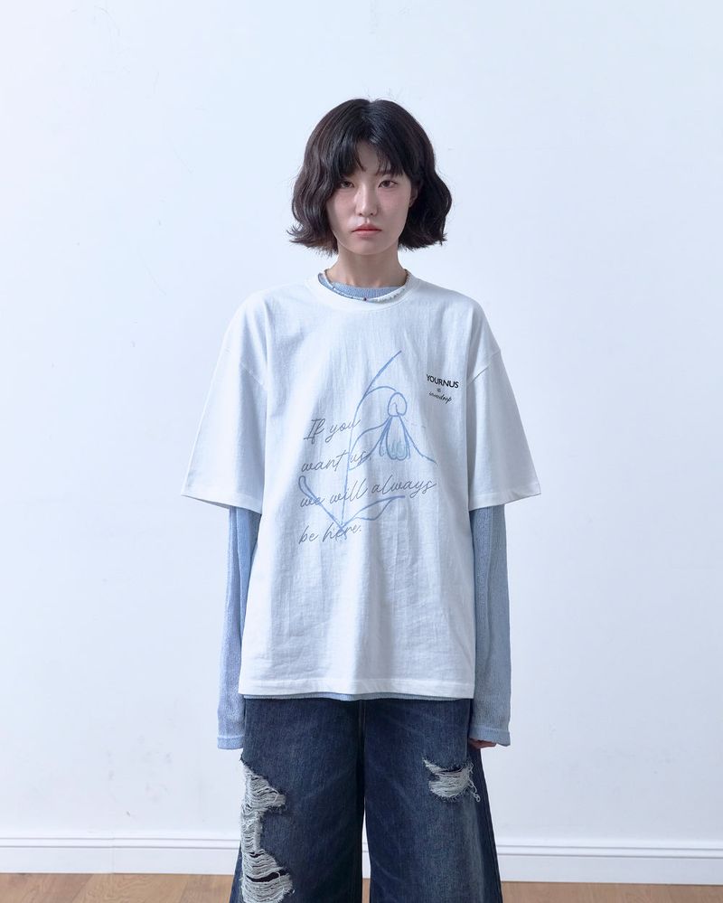 26SS★ Snowdrop Over Half Sleeve