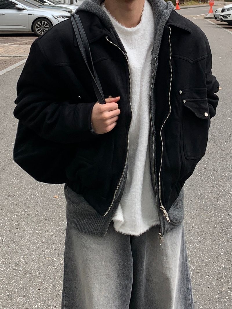 Mensfloor（メンズフロア）の「Orinette Western Suede Padded Jacket（Jackets/Outerwear）」