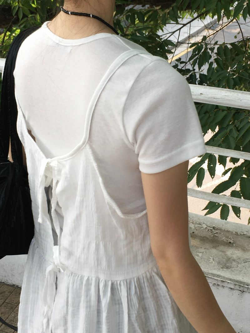 Mellow Back Ribbon Onepiece (2c)  