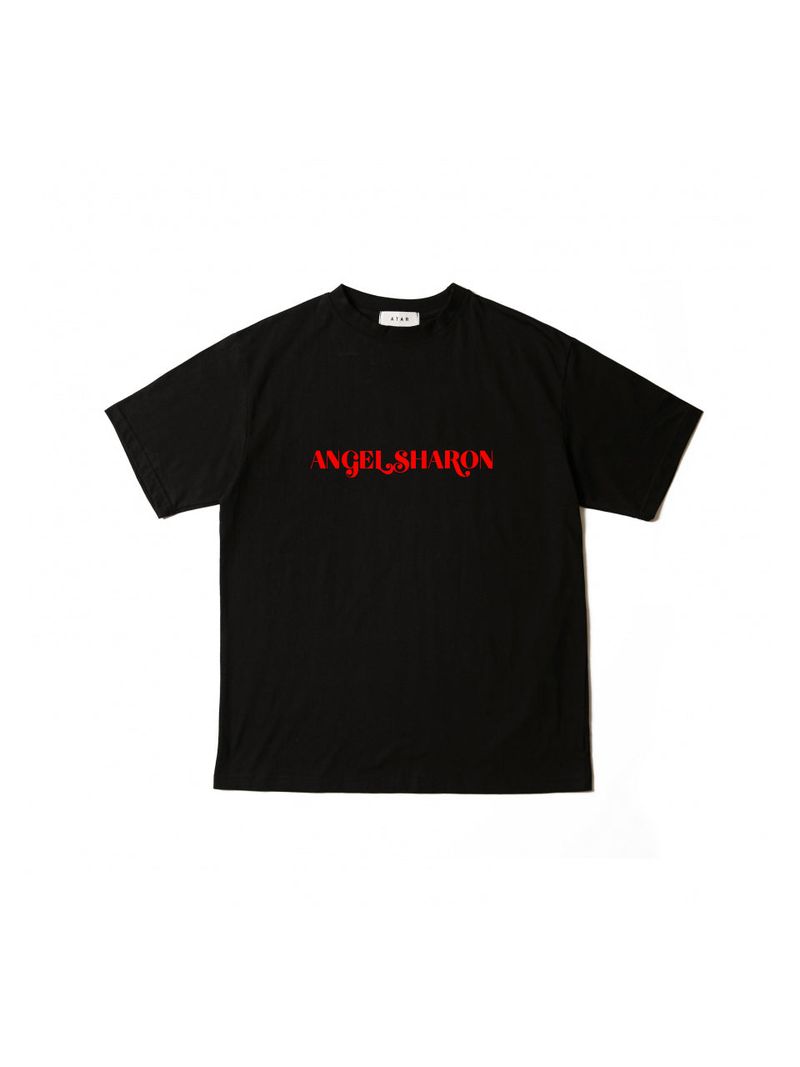 ATAR(アタル)の「angelsharon print wide short sleeve t-shirt(Tops)」