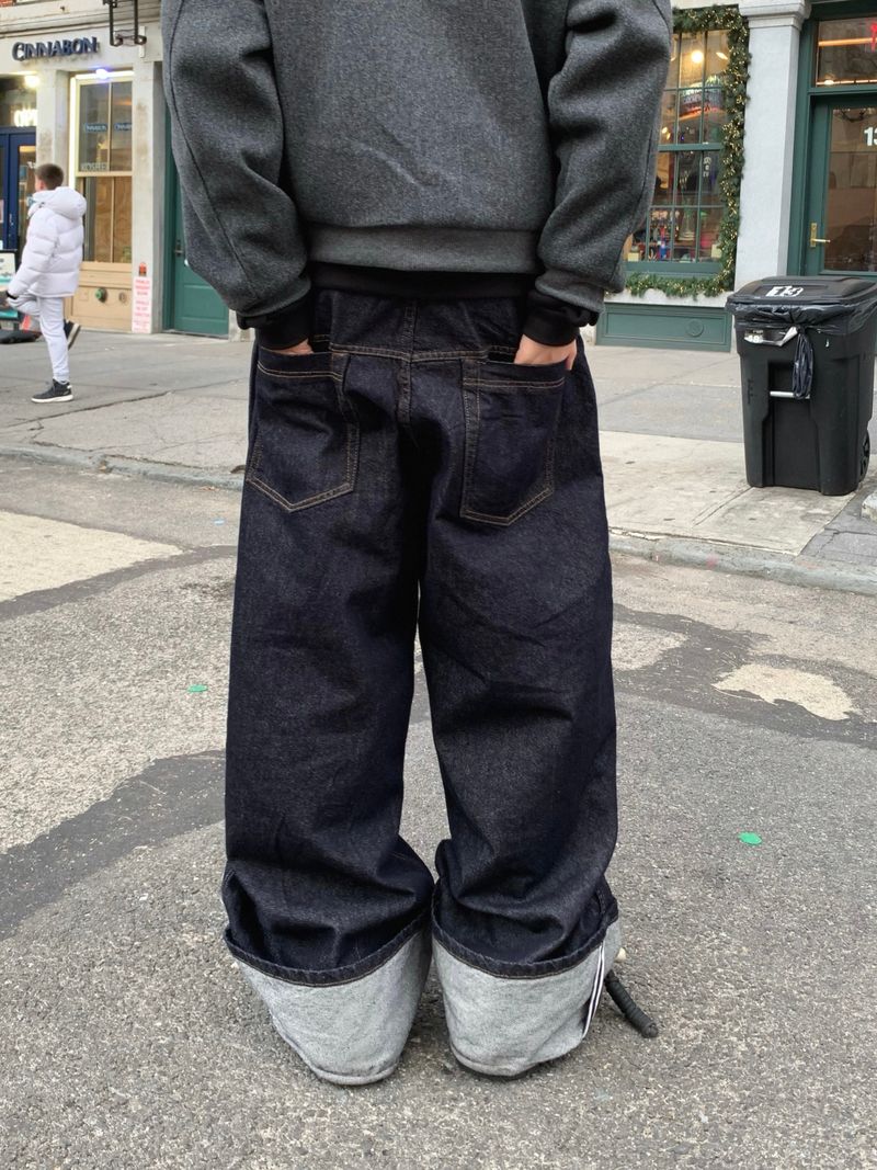 Mine Balloon Selfie Denim Pants