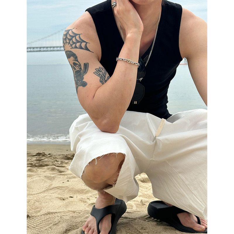 [MUSCLE FIT] Golgi basic fitting sleeveless