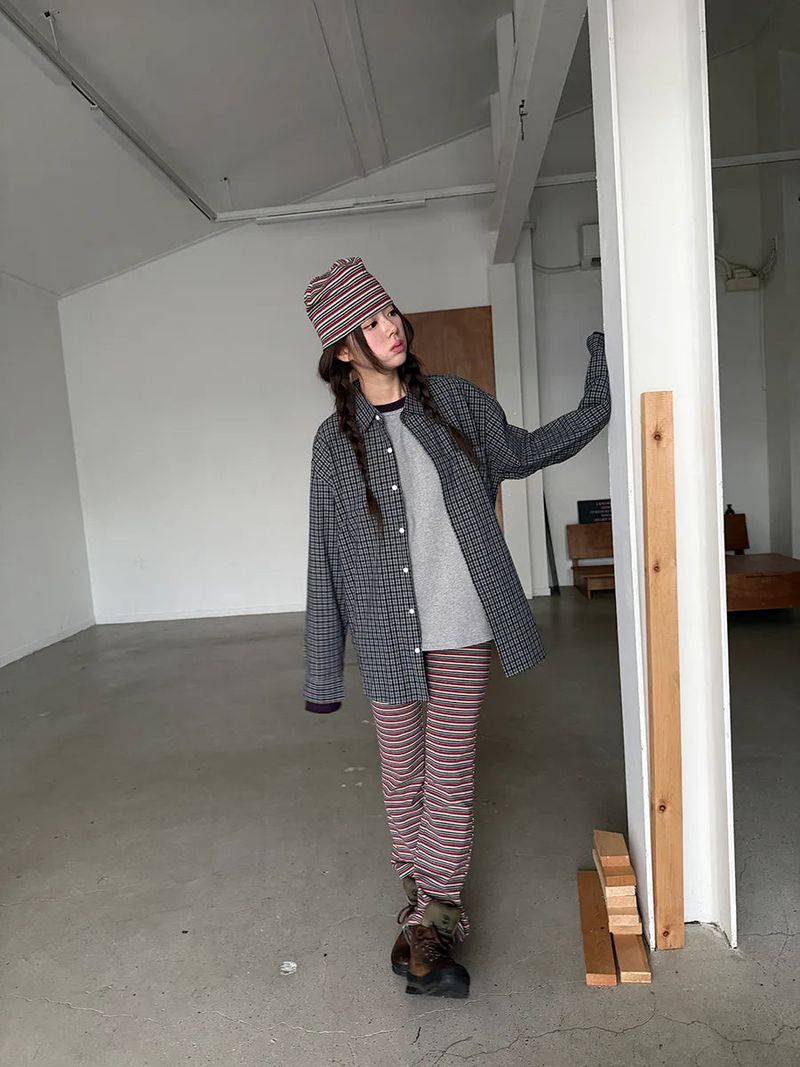cosy check shirt