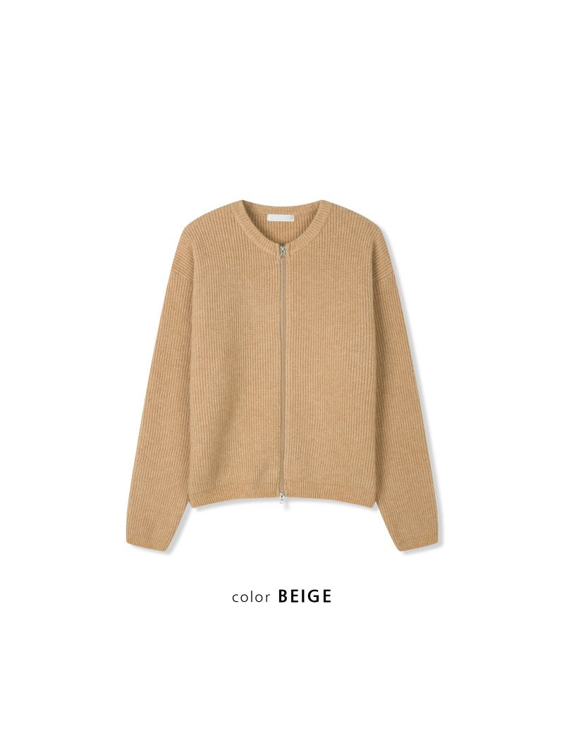 Maki Knitted Zip Up