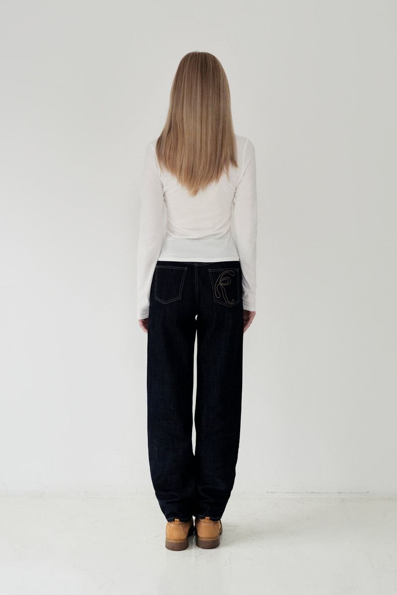 KIRSH PLAIN ROUND FITTED T-SHIRT [WHITE]