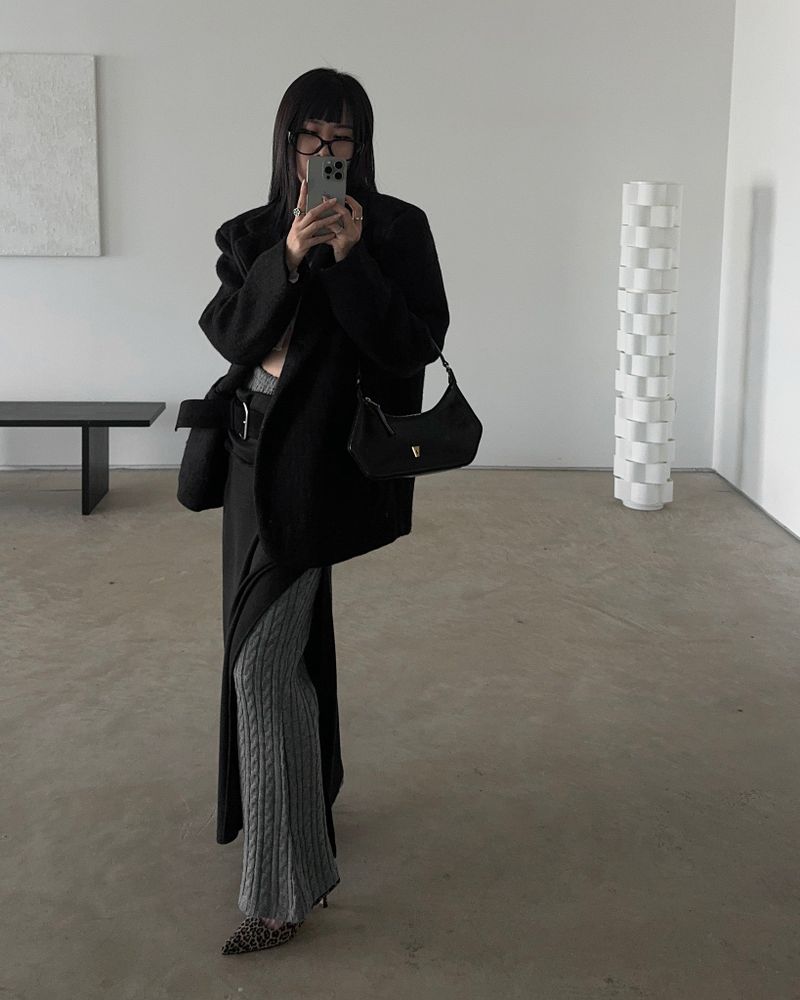 Half coat blazer