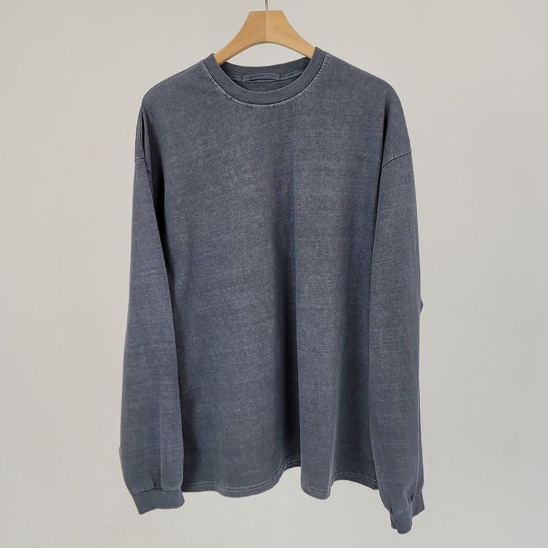 Perfect Pigment Cuff Rib T Shirt (6color)