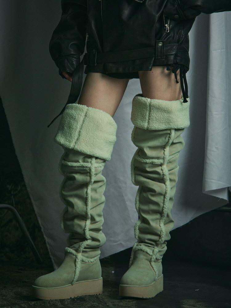 SHEARLING LONG BOOTS