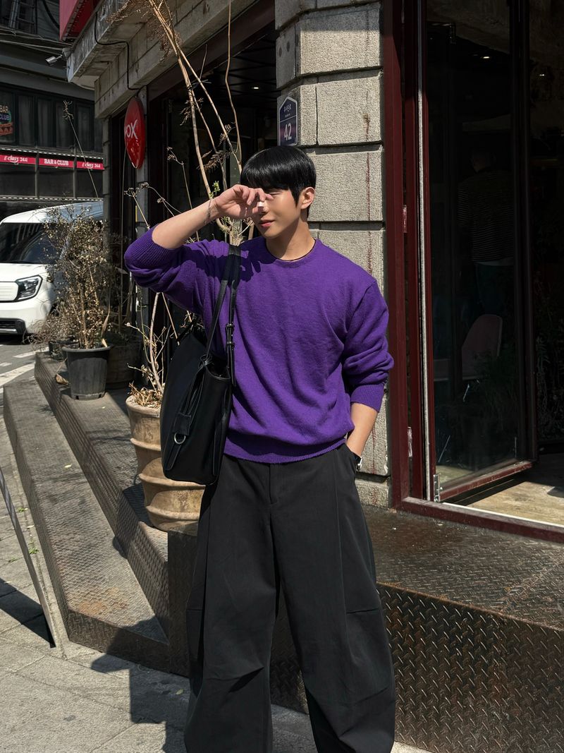 Fade cooling round knitwear