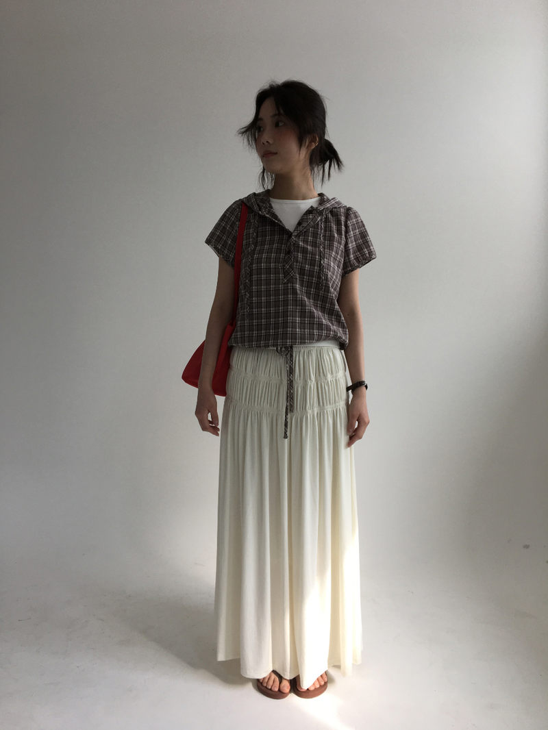 Sor Shirred Long Skirt (4color)