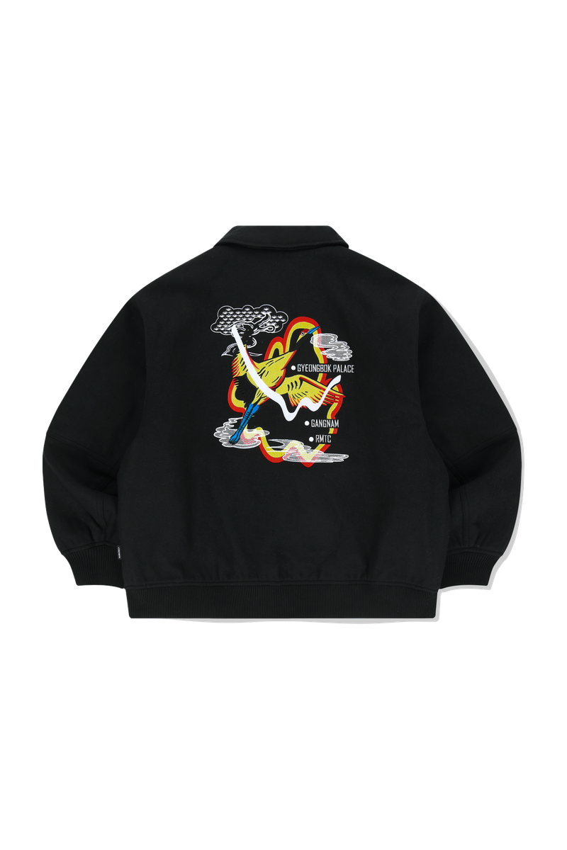 MIN-HWA WOOL SOUVENIR JACKET
