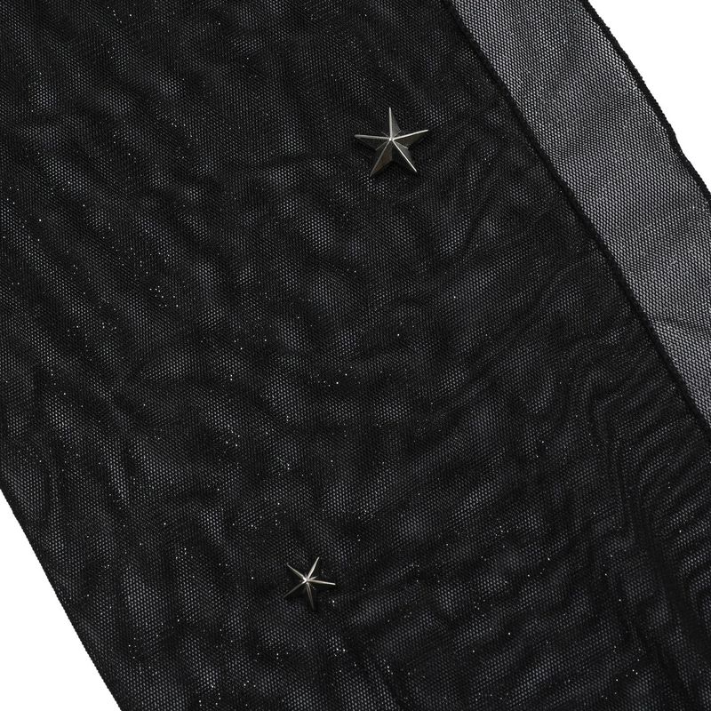 Twinkle star scarf (black)